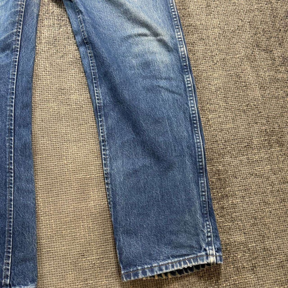 Wrangler Cowboy Cut Jeans Mens 33x30 Blue Medium Wash Straight Leg Vintage 90s - Picture 9 of 16